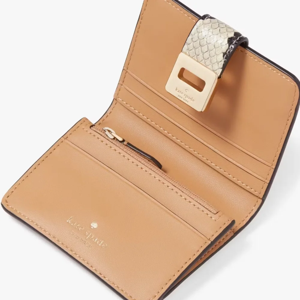 Kate Spade KF542 Phoebe Snake Embossed Small Card Holder